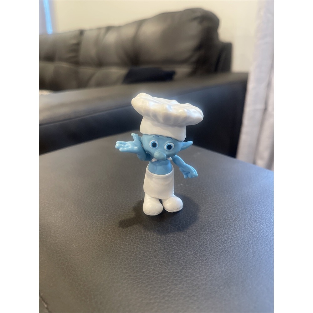 Used‎ JAKKS PACIFIC 2011 THE SMURFS CHEF SMURF GRAB 'EMS FIGURE